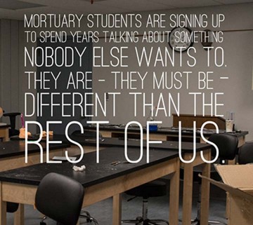 Mortuary school, photo by Andrew Renneisen for BuzzFeed