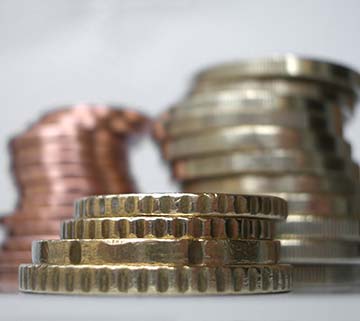 Euro coins