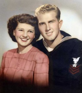 Floyd and Violet Hartwig who died within five hours of each other, Fresno, California.