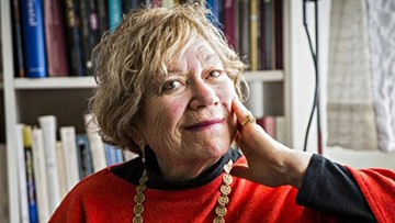 Liesl Graz at home in Lausanne, Switzerland. Photo by Felix Clay for The Guardian.