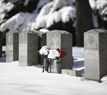 Bayview Cemetery, New Jersey, photo by Neil Barris. The Jersey Journal.