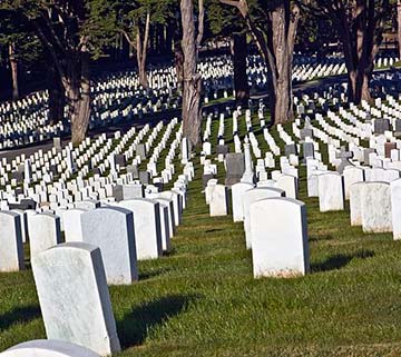 Military Graveyard, photo by Pete Bobb