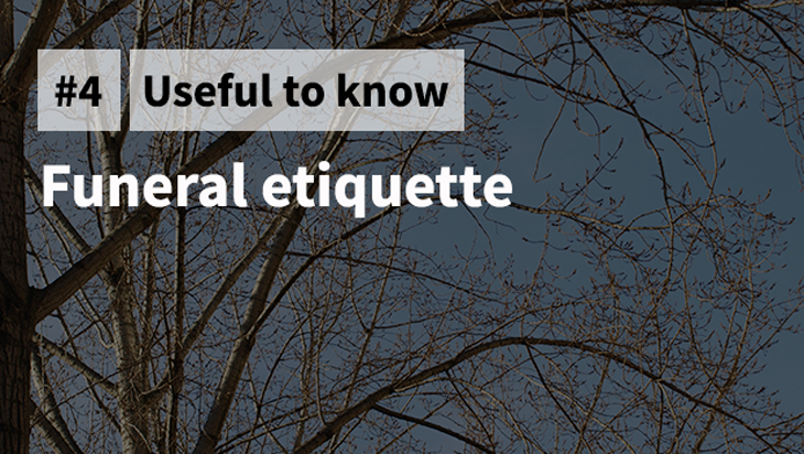 Funeral etiquette