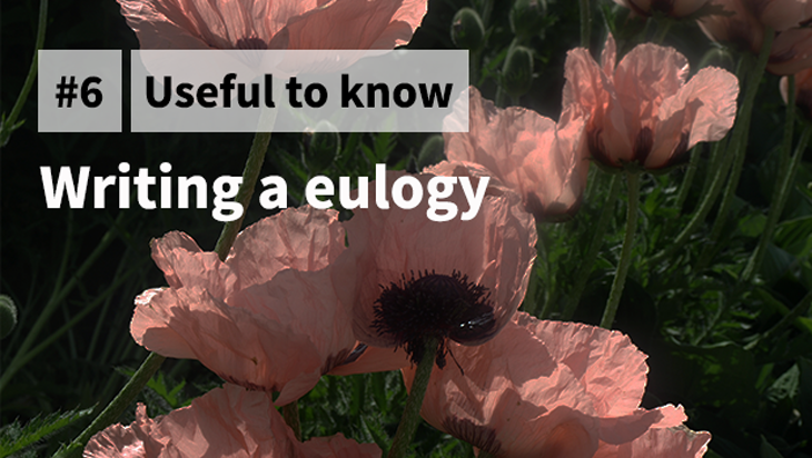 Writing a eulogy
