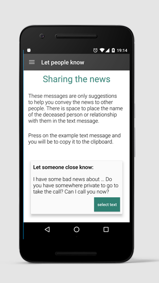 aftering funeral planning app